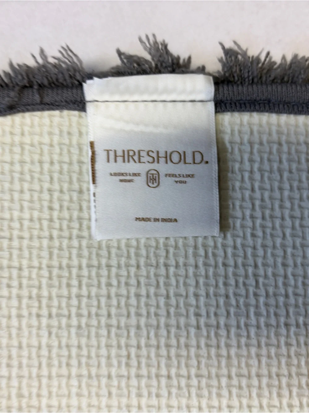 Threshold Spa Plush Bath Rug Gray Eclipse 24x40 New with Tags